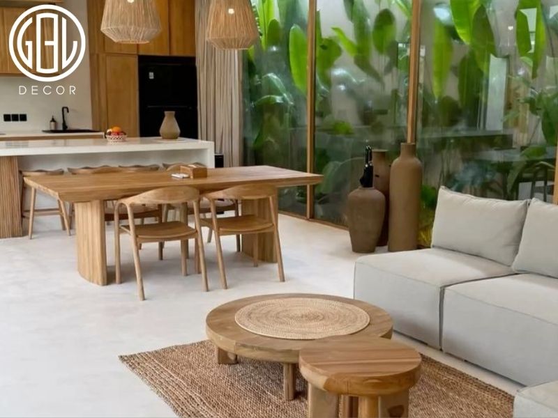 thiết kế nội thất phong cách nhiệt đới Nha Trang